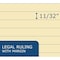 Roaring Spring Recycled Legal Pad, Rld, 8-1/2"x11-3/4", 40 Pads, Canary 12PK ROA74712 - alternate 5